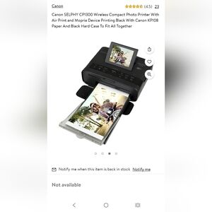 Brand new canon selphy cp1300 wireless wifi photo printer